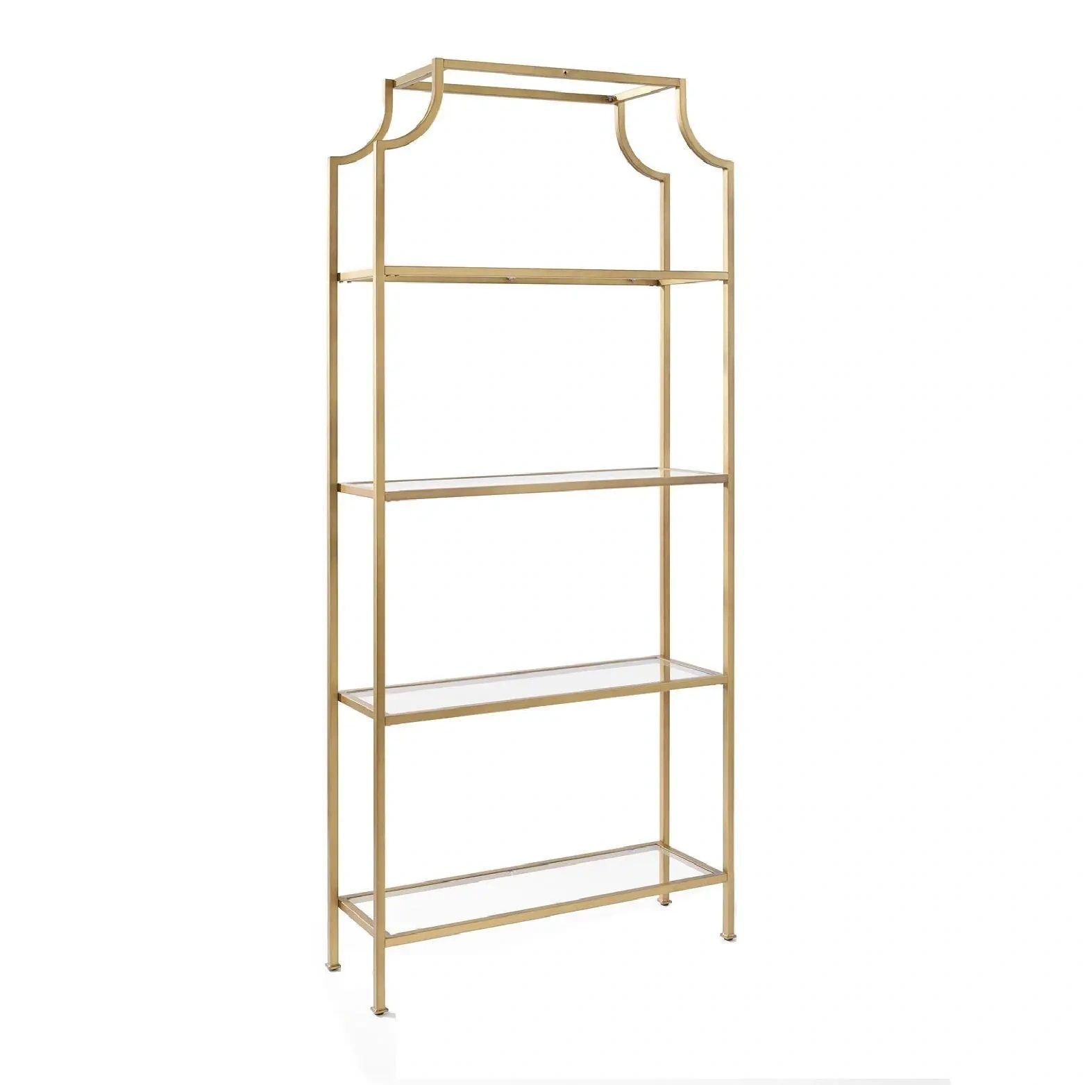Gold / Glass Shelves